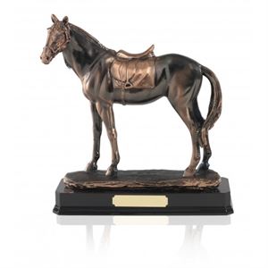 Antique Copper Plated Horse Figure - GX010