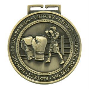 Gold Olympia Boxing Medal (size: 70mm) - MM17016G