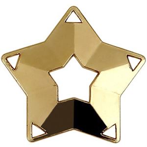 Gold Mini Star Medal (size: 60mm) - AM703G