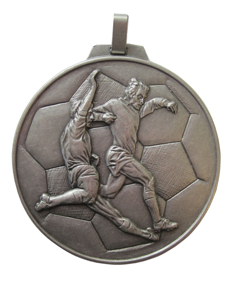 Silver Economy Football Medal (size: 70mm) - 176E