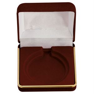 Accenture Burgundy Velour Medal Box (size: takes 50/60mm and 60/70mm medal) - MB1065C or D