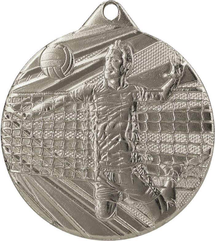 Silver Strike Volleyball Medal Minimum 100 - ME008/S