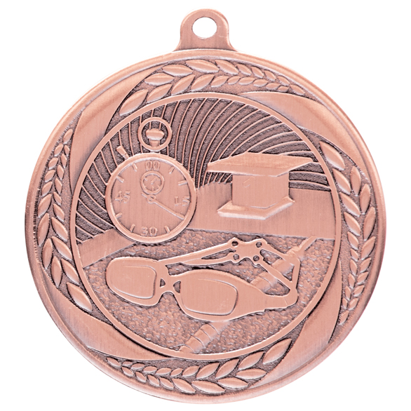 Bronze Typhoon Swimming Medal (55mm) - MM20453B