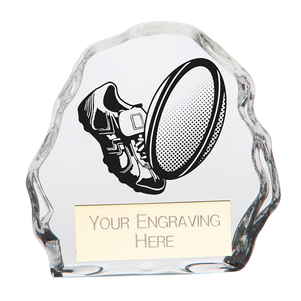 Mystique Rugby Glass Award - CR22239