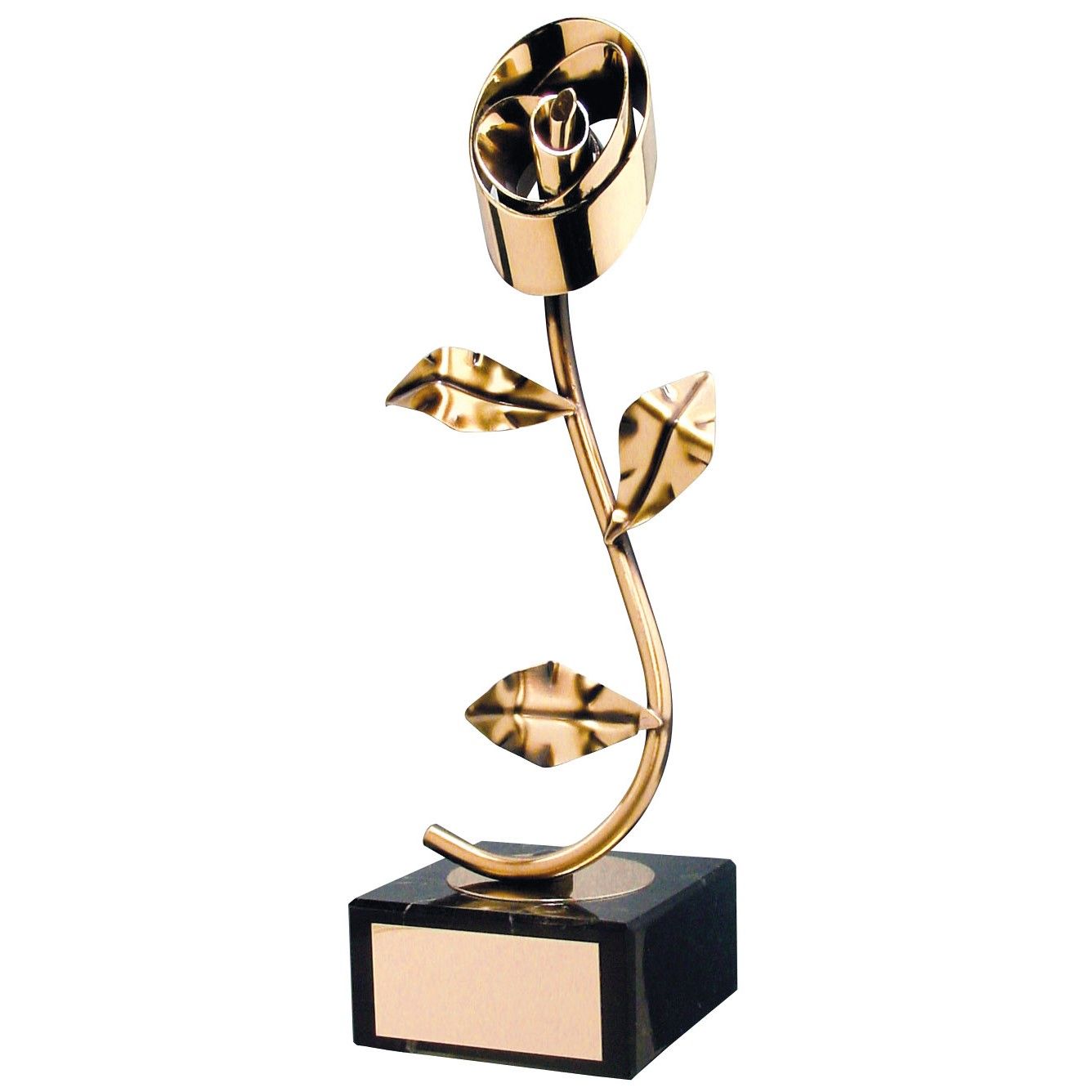 Gold Rose Handmade Metal Trophy - 369 | Impact Trophies