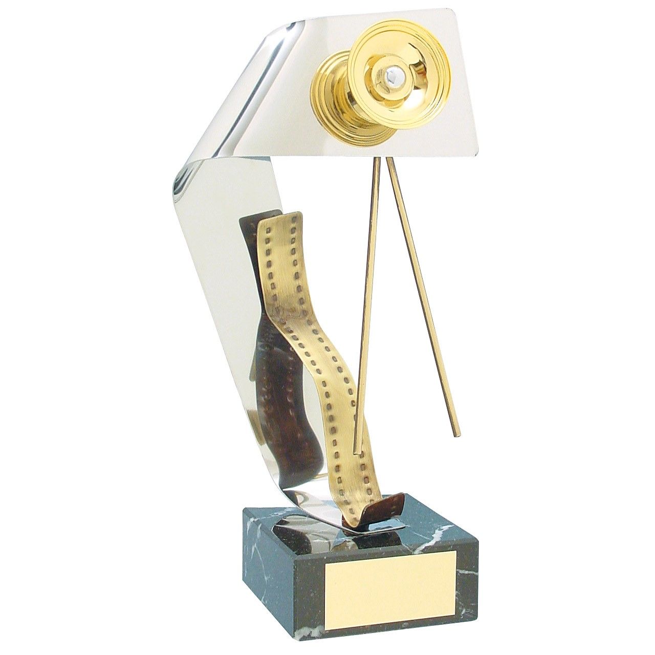 Camera and Film Handmade Metal Trophy - 127 | Impact Trophies