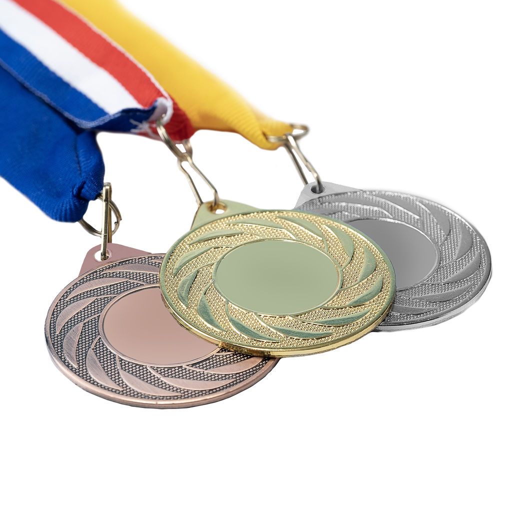 Pack of 500 Impact Budget Radial Medals with FREE Ribbons & FREE Logo ...