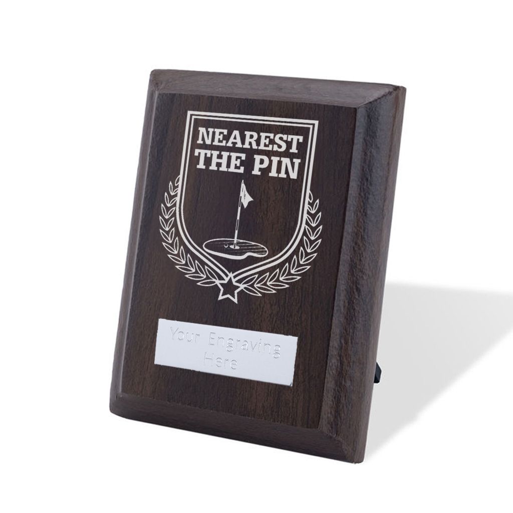 Britannia Golf Nearest the Pin Walnut Plaque - AFFWP6-GOLF14 | Impact ...