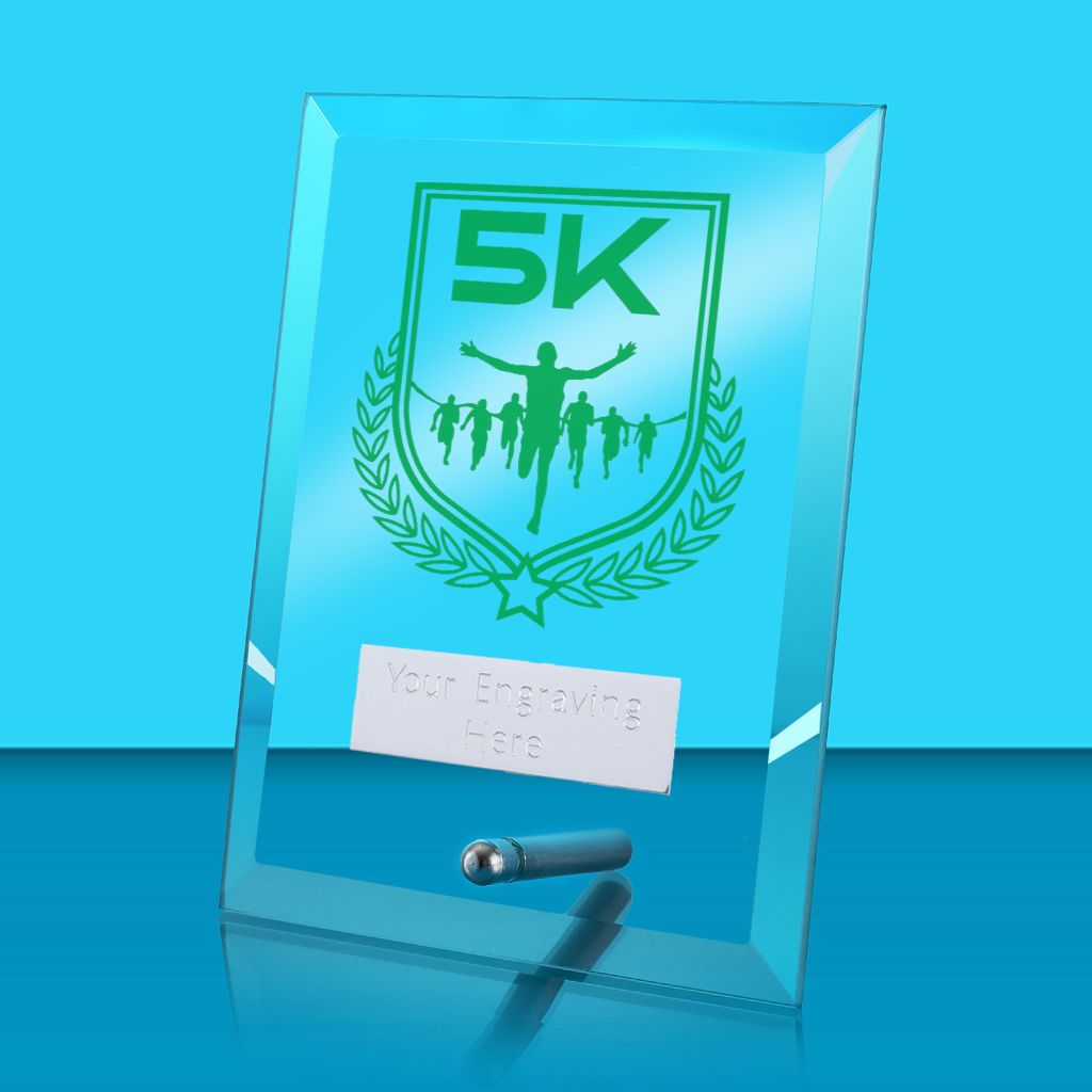 Harlow 5K Run Glass Award - AFG013-ATH11 | Impact Trophies