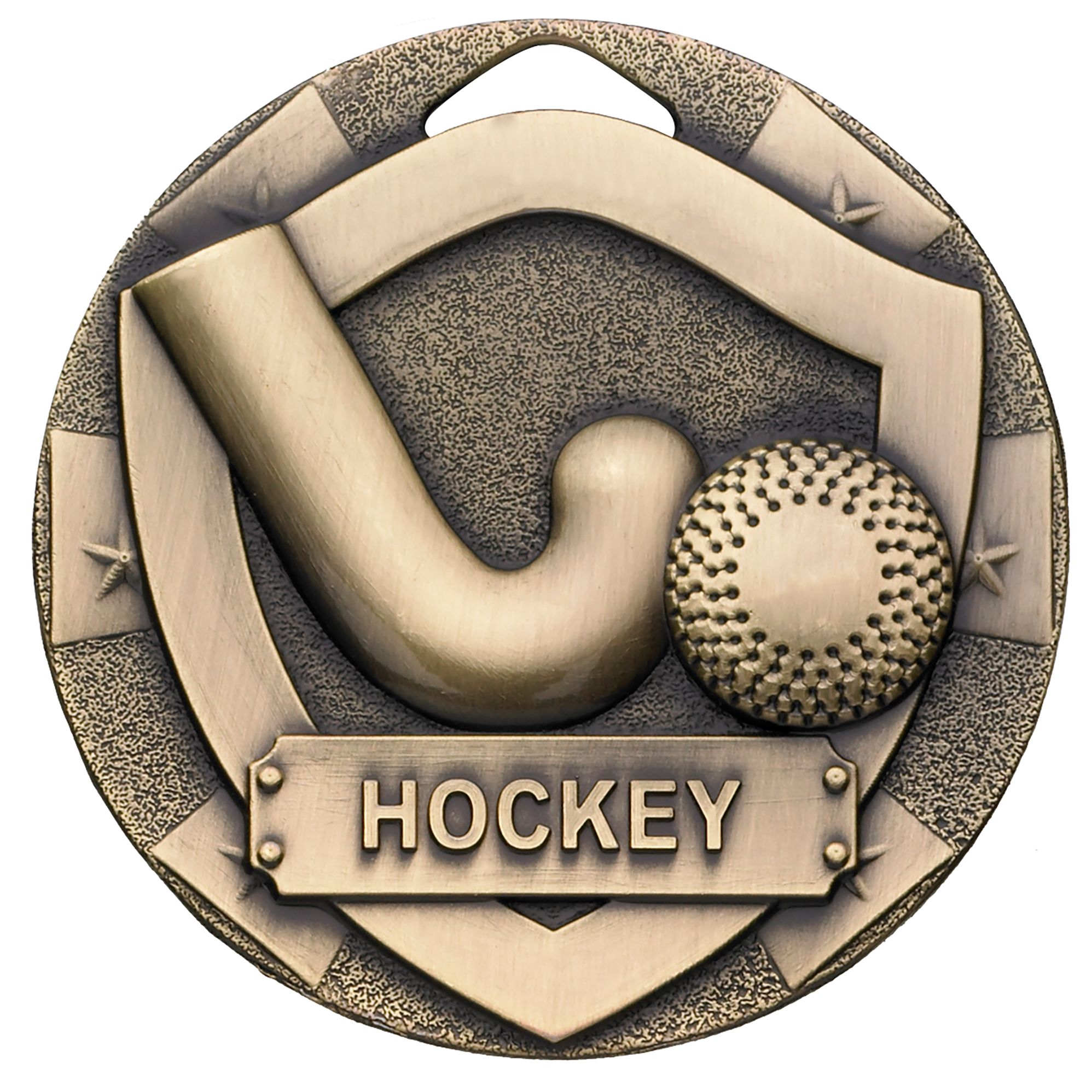 Mini Shield Hockey Medal - G775/ G776/ G777 | Impact Trophies