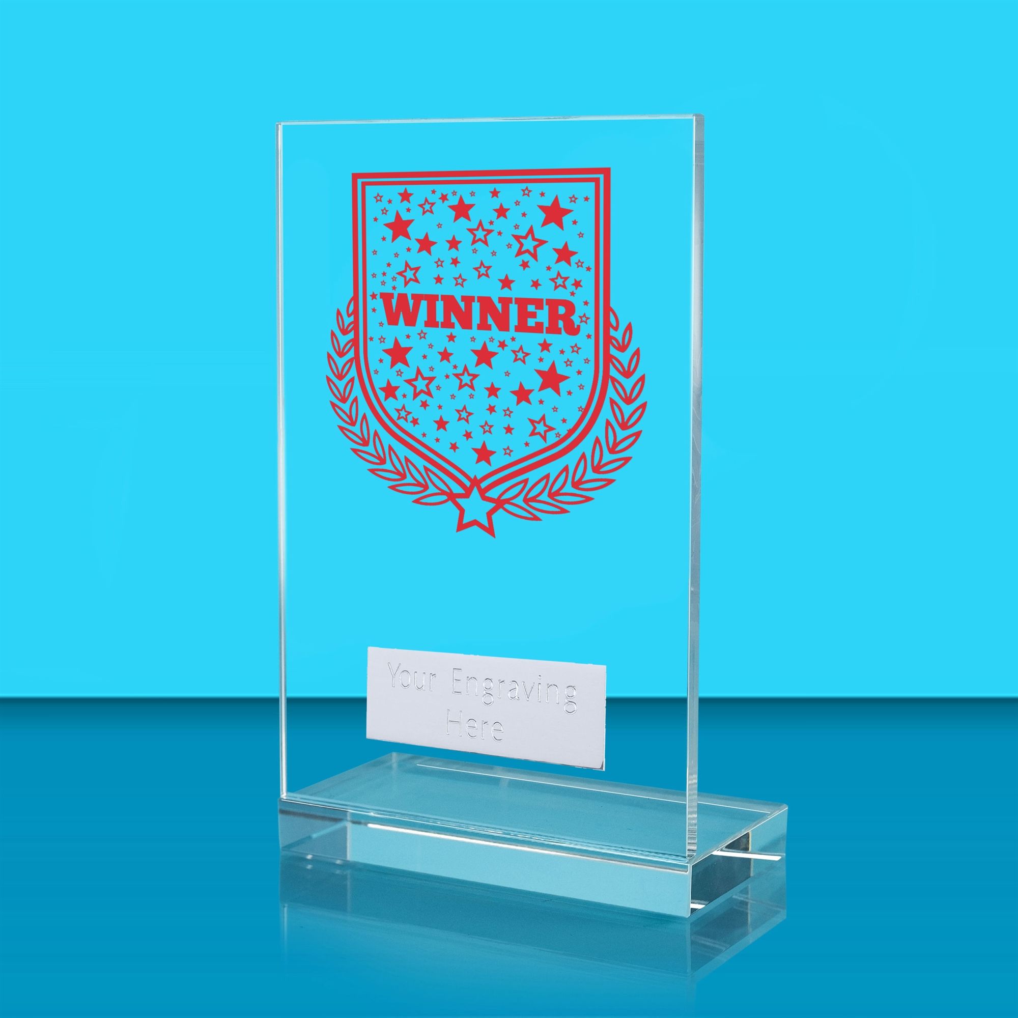 Achievement Winner Glass Award - AFG024-WIN6 | Impact Trophies