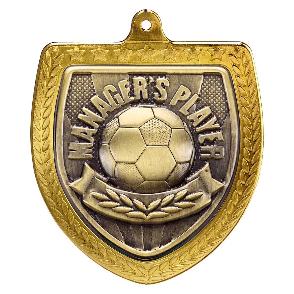 Cobra Football Manager's Player Shield Medal - MM25109 | Impact Trophies