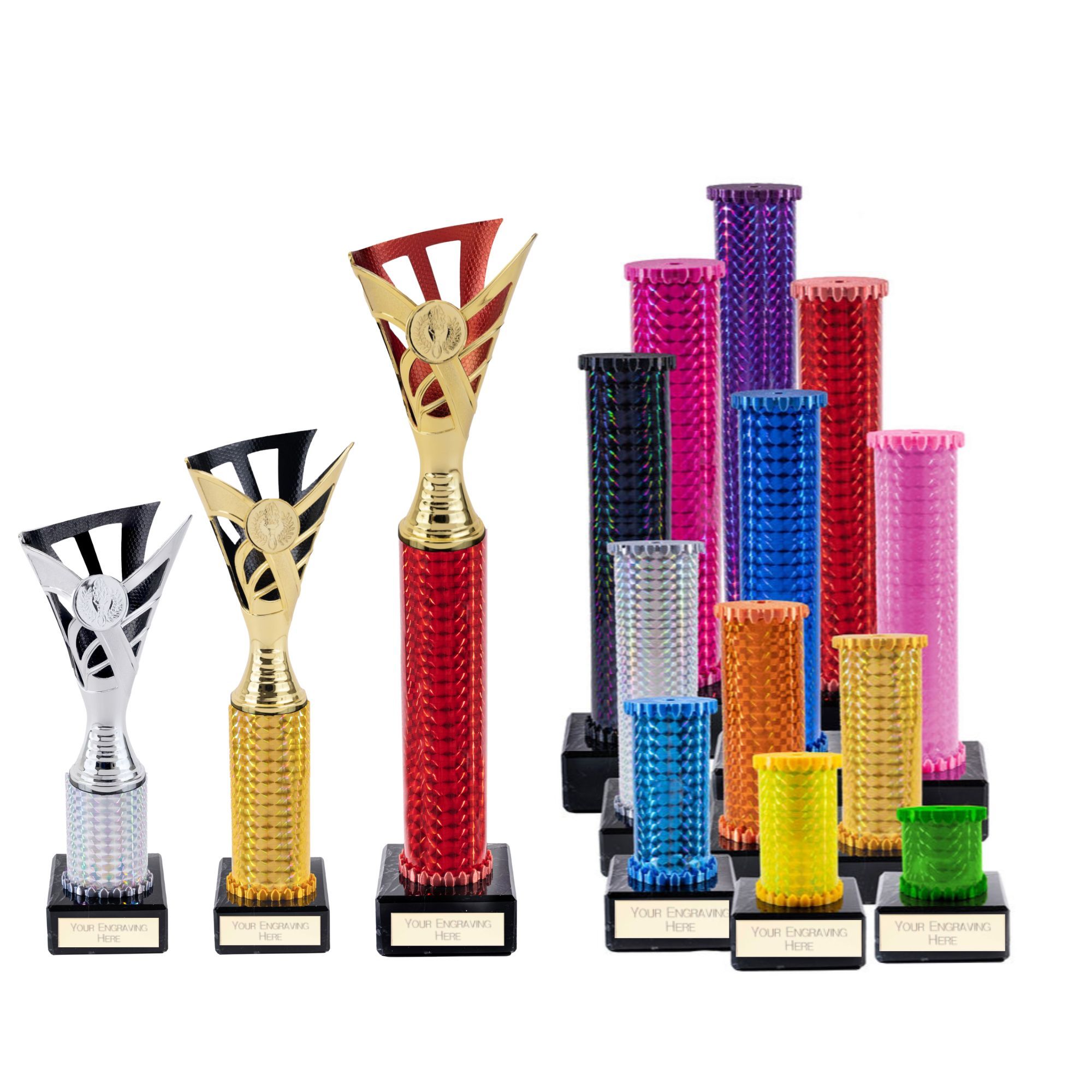 Icon Holographic Celebration Cup Column Trophy - AFCOLH-AFBP017C ...