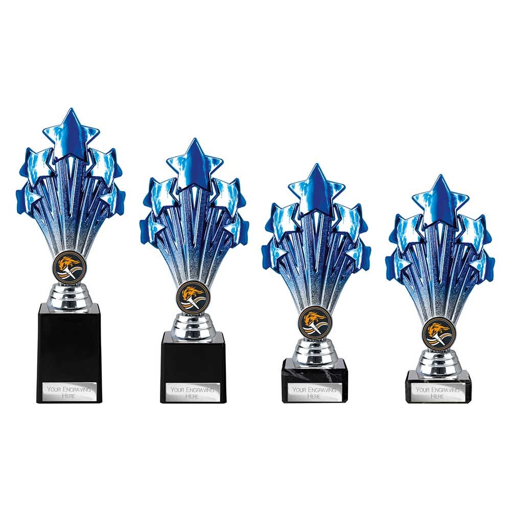 5 Star Trophy Blue or Purple - TR26542/ TR26545 | Impact Trophies