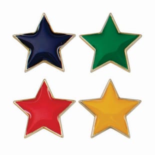 Metal 7 Star School Pin Badge at ₹ 20/piece | Badge Pin in Coimbatore ...