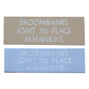 Engraved Text Plates | Impact Trophies