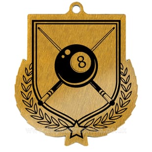 Embossed Pool Medals | Impact Trophies