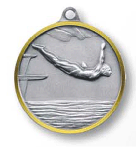 Embossed Diving Medals