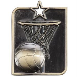 Embossed Netball Medals