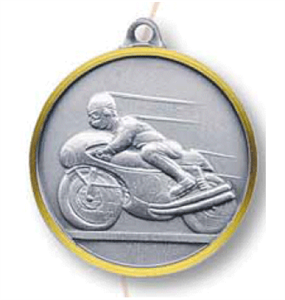 Embossed Speedway Medals