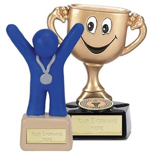 READING CHILDS CHILDREN BOOK NOVEL TROPHY ENGRAVED FREE MINI STAR TROPHIES 