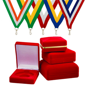 Medal Ribbons & Boxes for Archery