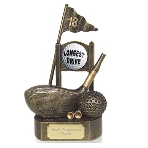 Longest Drive Golf Trophies