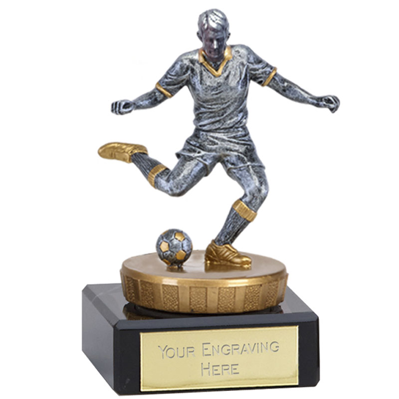 Classic Flexx Footballer Silver Trophy (Small)