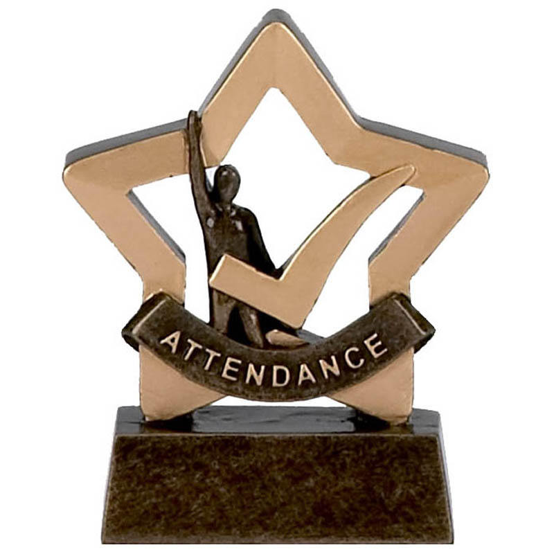 Mini Star Attendance Trophy - A974