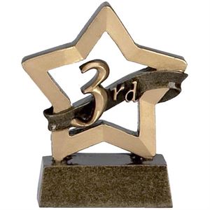 Mini Star Third Place Trophy - A957