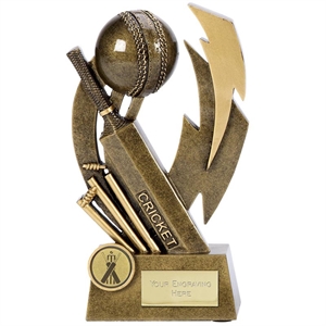 Gold Flash Cricket Trophy - A1388