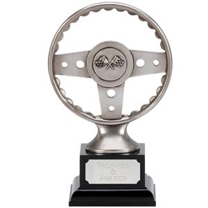 Emblem Steering Wheel Trophy - A1076