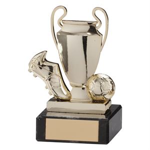 Football Trophies Gold Champions Football Modern Cup 3 sizes FREE Engraving 
