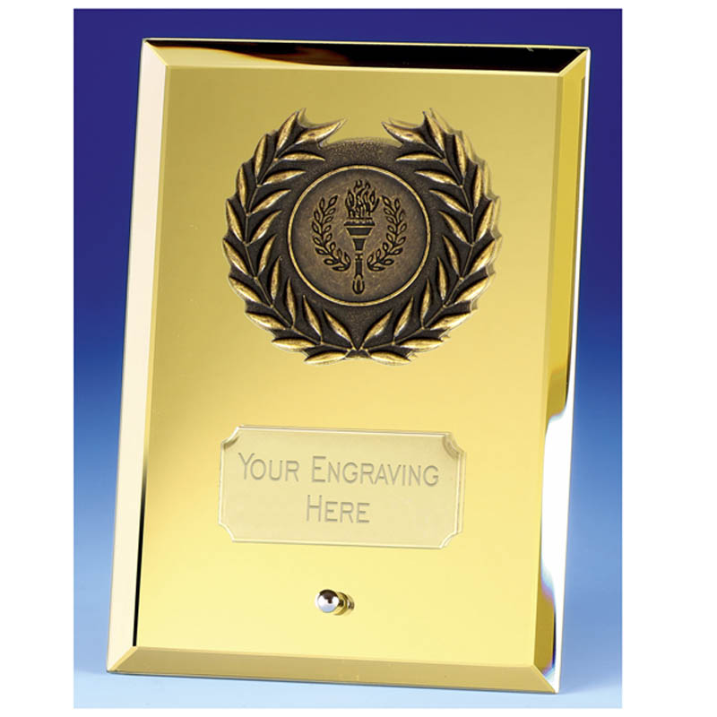 Crest Mirror Gold Glass Award - JC080