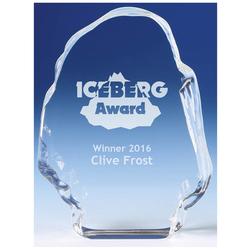 Iceberg Crystal Block Award - IG001