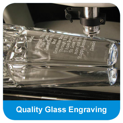 High quality glass engraving