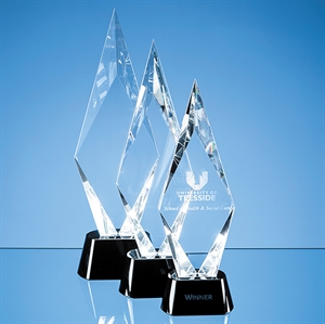 Optical Crystal Facet Mounted Peak Award - SY5055