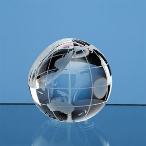 Optical Crystal Globe Paperweight - SY2078