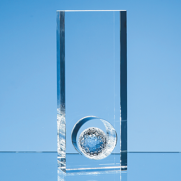 Optical Crystal Golf Ball in the Hole Award - SY3042
