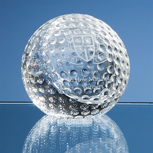 Optical Crystal Golf Ball Paperweight - SY2084