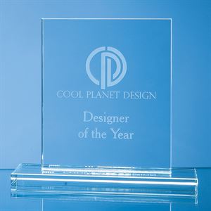 Clear Glass Rectangle Award - SY4073