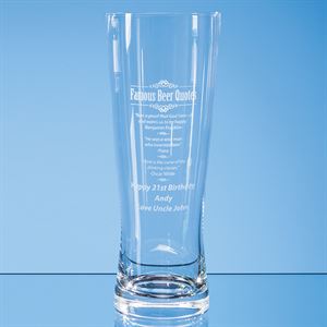 Large Handmade Beer Glass 0.7ltr - L754