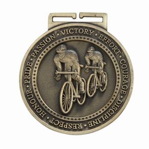 Gold Olympia Cycling Medal (size: 60mm) - MM16054G