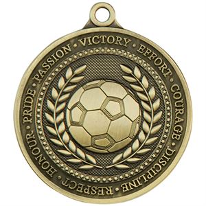 Gold Olympia Football Medal (size: 60mm) - MM16063G