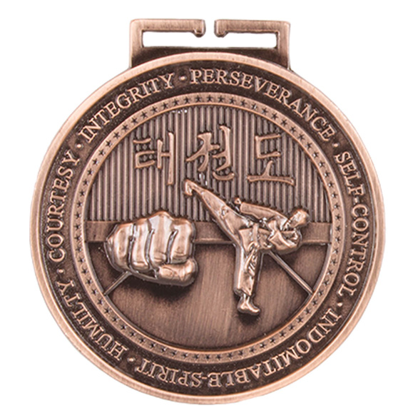 Bronze Olympia Taekwondo Medal (size: 70mm) - MM17016B
