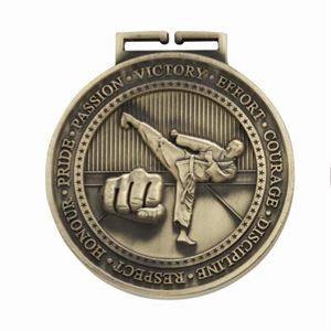 Gold Olympia Karate Medal (size: 70mm) - MM17016G