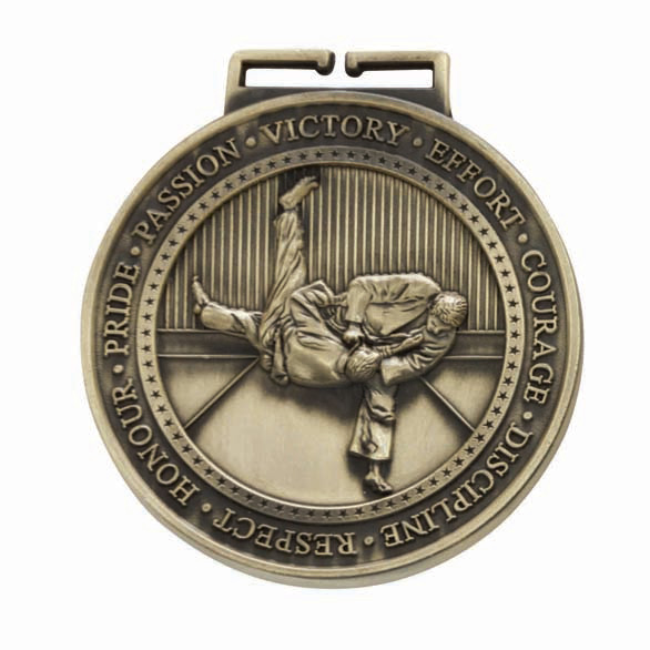 Gold Olympia Judo Medal (size: 70mm) - MM17016G