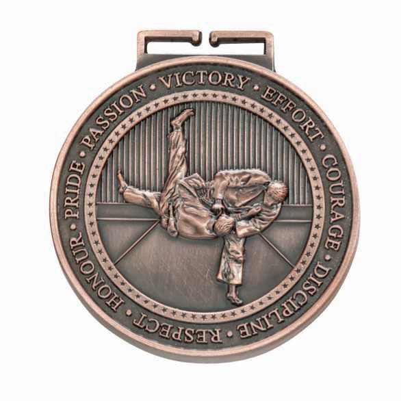 Bronze Olympia Judo Medal (size: 70mm) - MM17016B