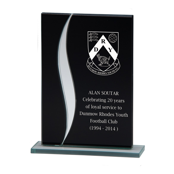 Spirit Black Mirror Glass Award - CR4014