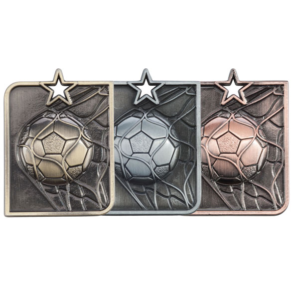 Centurion Star Football Medal (size: 53mm x 40mm) - MM15007